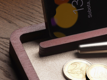 Logo trade liikelahjat mainoslahjat kuva: Puinen työpöydän järjestäjä 1818121