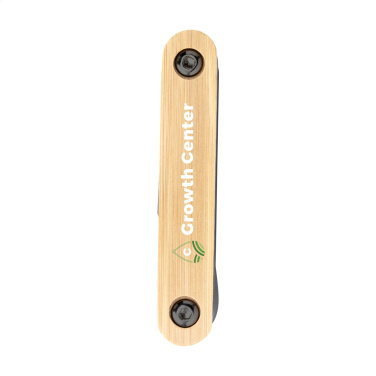 Logo trade mainoslahja ja liikelahja tuotekuva: Bamboo Black Tool monitoimityökalu