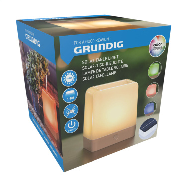 Logo trade mainostuotet tuotekuva: Grundig Lumo Solar -pöytävalaisin