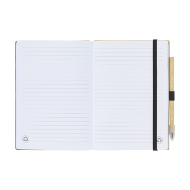 Logotrade mainoslahjat ja liikelahjat tuotekuva: BambooPlus Paper Notebook A5 - Inkless Pen