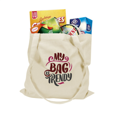 Logotrade mainoslahjat ja liikelahjat tuotekuva: ShoppyBag (135g/m²) pitkäkahvainen puuvillakassi