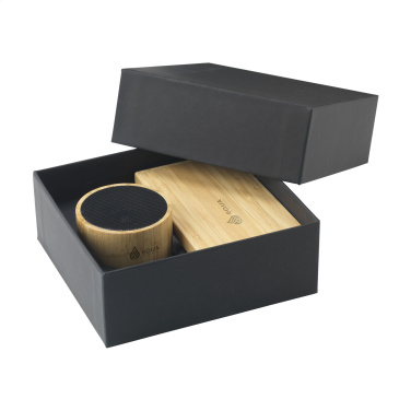 Logo trade mainoslahja kuva: PowerBox Bamboo lahjasetti