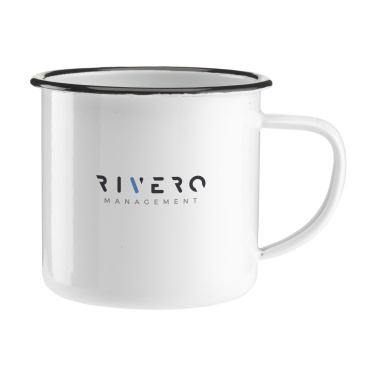 Logo trade liikelahja kuva: Retro emalimuki 350 ml