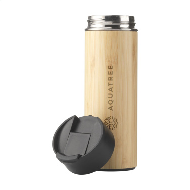 Logo trade liikelahja mainoslahja tuotekuva: Sakura 360 ml bambu lämpöpullo/termokuppi