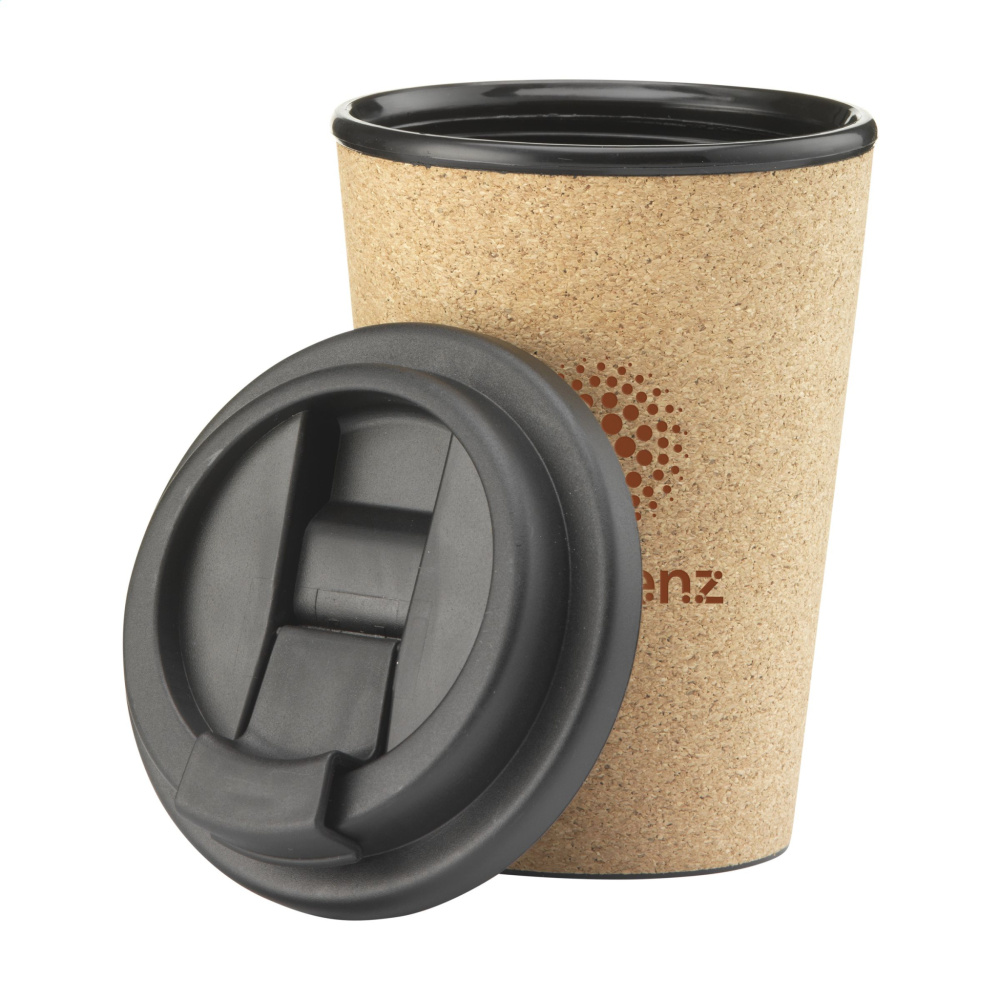 Logotrade liikelahja mainoslahja kuva: Attea Cork 350 ml kahvikuppi