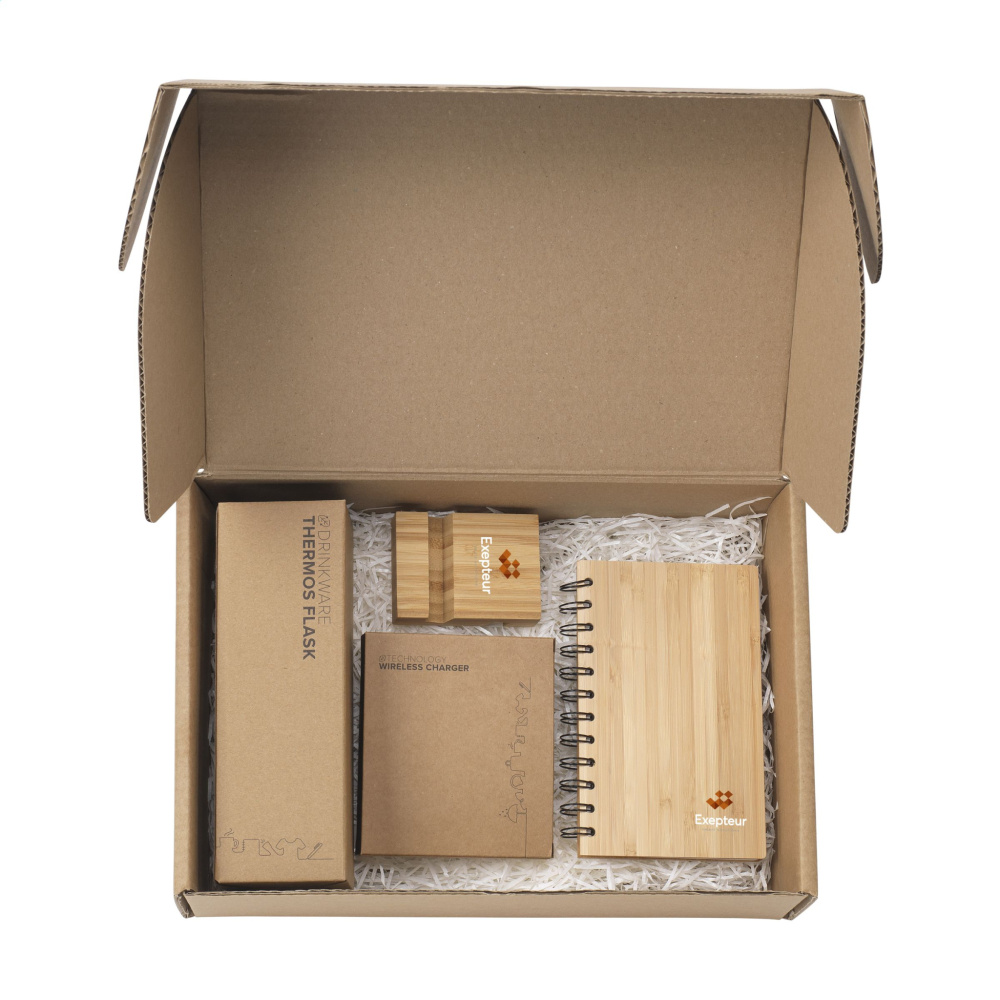 Logotrade mainoslahja tuotekuva: Merch Set Bamboo Boost