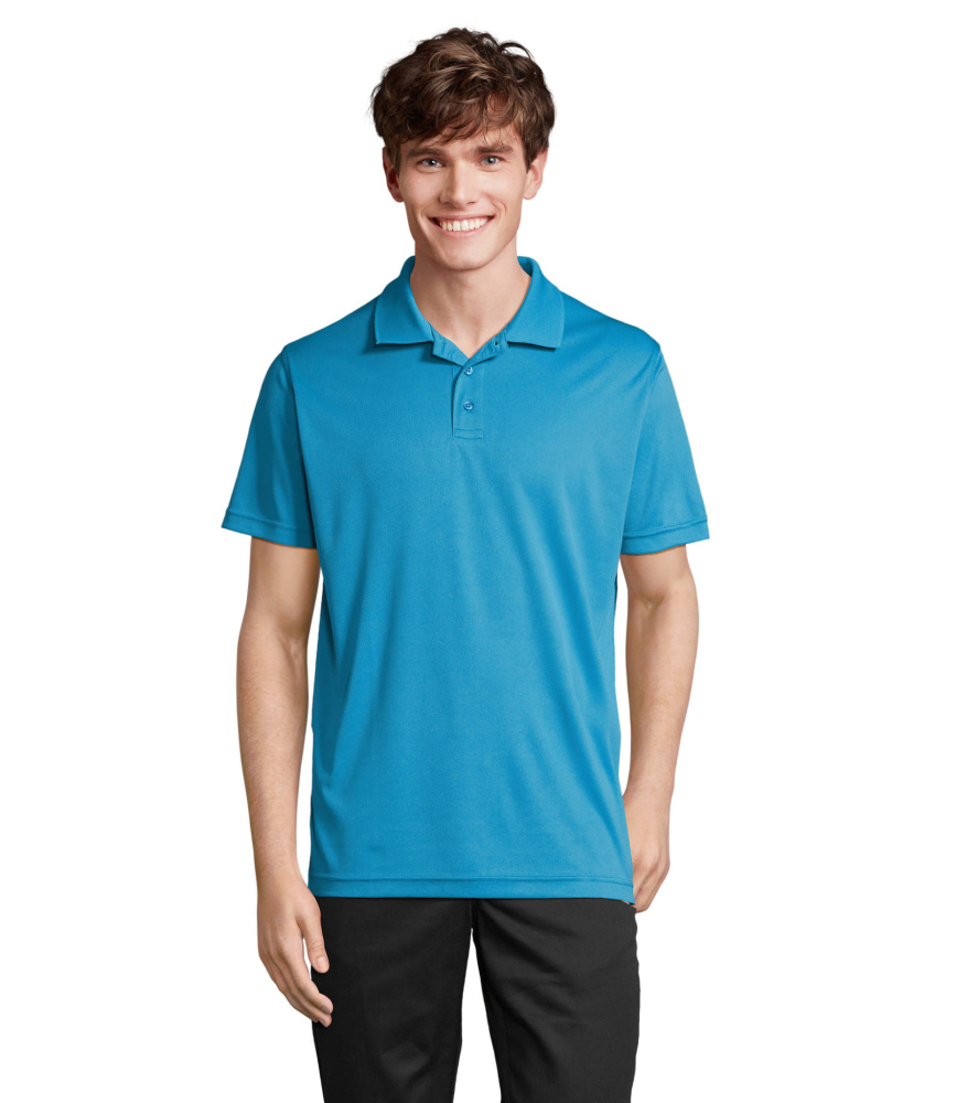 Logo trade liikelahjat mainoslahjat kuva: PITCHER UNISEX POLO