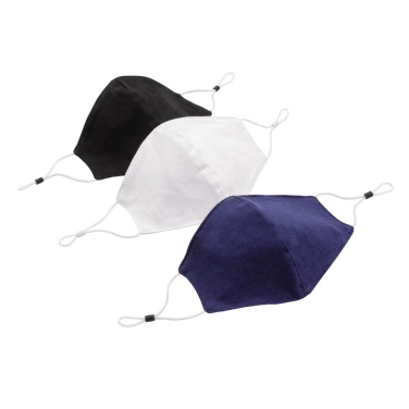 Logo trade mainoslahjat ja liikelahjat kuva: Uudelleenkäytettävä 2-kerroksinen puuvillamaski