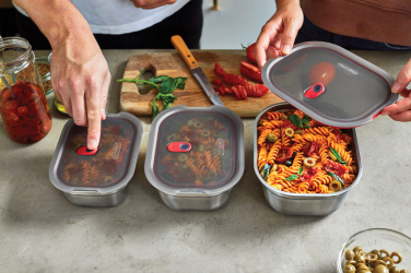 Logotrade mainostuote tuotekuva: Black+Blum 3-osainen ateriarasiasetti – S, M, L