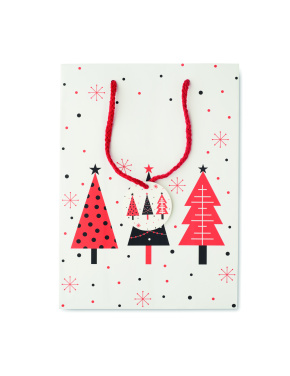 Logo trade liikelahjat mainoslahjat kuva: Lahjapaperikassi medium