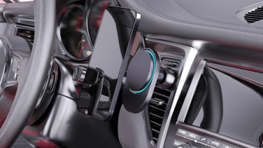 Logotrade liikelahja mainoslahja kuva: PowerCruze RCS, 15 W magneettinen auton latausteline