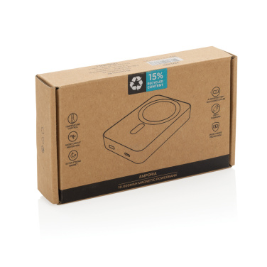 Logo trade liikelahjat mainoslahjat kuva: Amporia RCS -10 000 mAh magneettinen powerbank