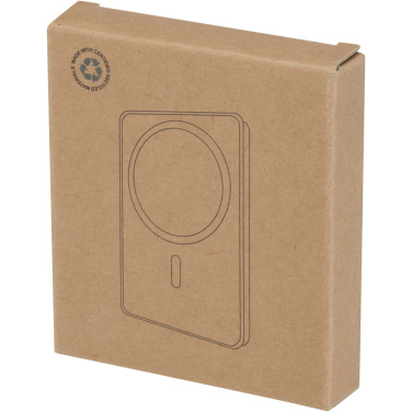 Logotrade liikelahjat kuva: Acrab 5 000 mAh:n ja 15 W:n magneettinen langaton varavirtalähde, jossa 20 W:n PD – valmistettu kierrätetystä muovista