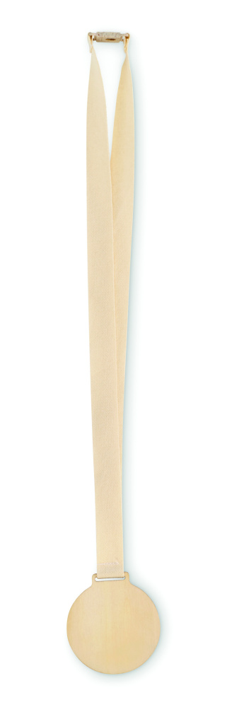 Logo trade liikelahjat mainoslahjat kuva: Puinen mitali