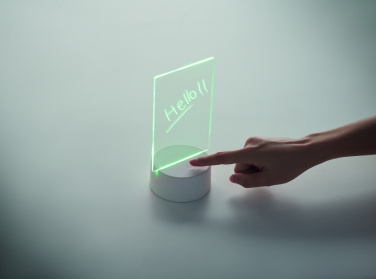 Logo trade mainoslahja ja liikelahja tuotekuva: Valaistu LED-muistitaulu