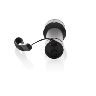 Logo trade mainoslahjat tuotekuva: Flara RCS -kierrätysmuovinen USB-ladattava taskulamppu