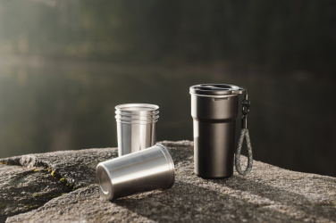 Logo trade mainoslahja ja liikelahja tuotekuva: VINGA Parks RCS SS -muki, 4 kpl, 250 ml