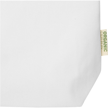 Logo trade mainostuote kuva: Odisha 180 g/m²:n OCS-sertifioitu leveäpohjainen kassi tilavuus 11 litraa