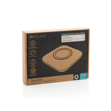 Logotrade mainoslahja tuotekuva: Quantum ultra-nopea 25 W magneettinen langaton latausalusta