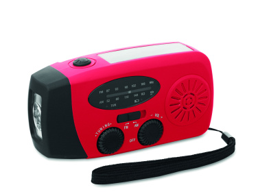 Logo trade liikelahjat tuotekuva: Radio SOS LED-taskulampulla
