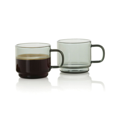 Logotrade mainostuote tuotekuva: AdHoc Impact -espressokupit 70 ml, 2 kpl:n sarja