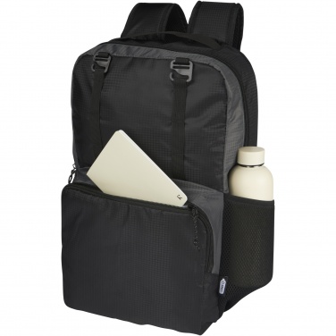 Logotrade reklaminės dovanos nuotrauka: Trailhead 15" GRS perdirbta lengva nešiojamojo kompiuterio kuprinė 14L