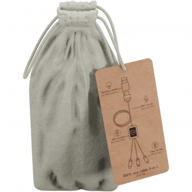 Logotrade firminės dovanos nuotrauka: SCX.design C49 5-in-1 įkrovimo laidas