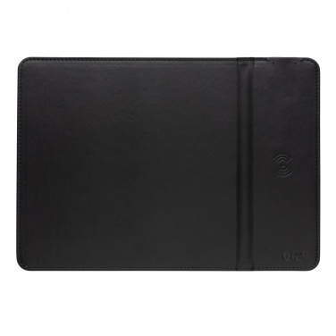 Logotrade verslo dovanos nuotrauka: Swiss Peak RCS perdirbtas PU 10W belaidžio įkrovimo pelės kilimėlis