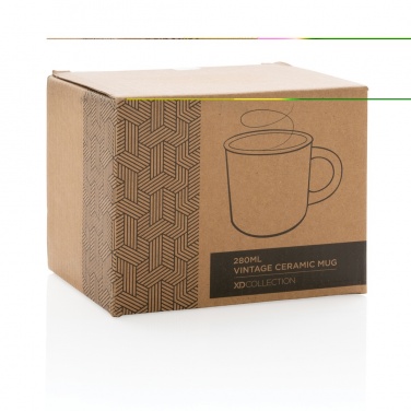 Logotrade firminės dovanos nuotrauka: Vintažinis keraminis puodelis 280ml