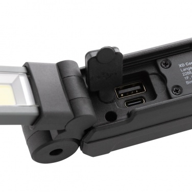 Logotrade firminės dovanos nuotrauka: Gear X RCS rPlastikinis USB įkraunamas darbo žibintas