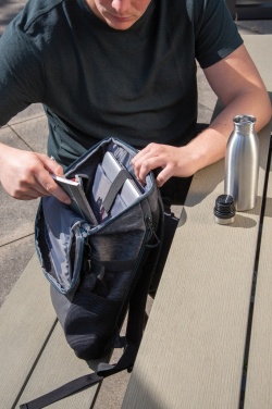 Logotrade reklaminės dovanos nuotrauka: 900D lengvai pasiekiama 15,6 colių nešiojamojo kompiuterio kuprinė be PVC