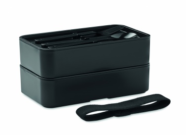 Logotrade firminės dovanos nuotrauka: Pietų dėžutė iš PP ir bambuko dangtelis