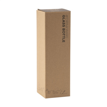 Logotrade reklaminiai produktai nuotrauka: Frosty Glass Bottle 550 ml geriamasis butelis