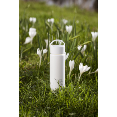 Logotrade reklaminės dovanos nuotrauka: EcoBottle Slim 450 ml augalinis - pagamintas ES