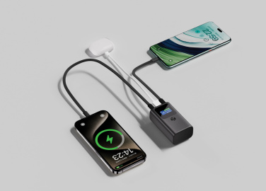 Logotrade reklaminės dovanos nuotrauka: Urban Vitamin Campbell 55W 10.000mAh kišeninė išorinė baterija