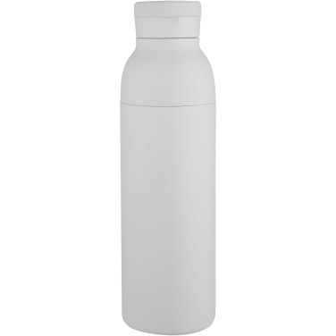 Logotrade dovana nuotrauka: „Illuminate“ 650 ml RCS perdirbto nerūdijančio plieno dvigubos sienelės izoliuotas vandens butelis