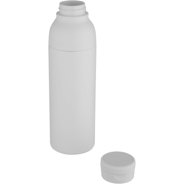 Logotrade reklaminės dovanos nuotrauka: „Illuminate“ 650 ml RCS perdirbto nerūdijančio plieno dvigubos sienelės izoliuotas vandens butelis