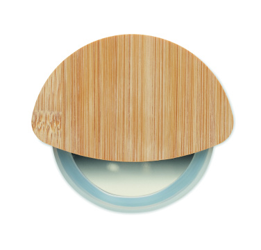 Logotrade reklaminės dovanos nuotrauka: Apvalus bambukinis picos pjaustytuvas