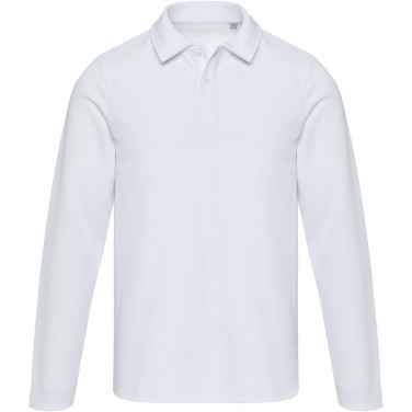 Logotrade verslo dovanos nuotrauka: „Apollo“ ilgomis rankovėmis unisex polo marškinėliai