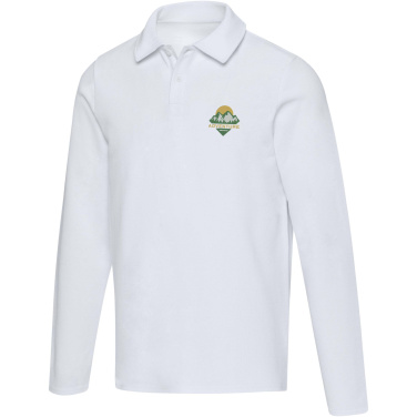 Logotrade reklaminės dovanos nuotrauka: „Apollo“ ilgomis rankovėmis unisex polo marškinėliai