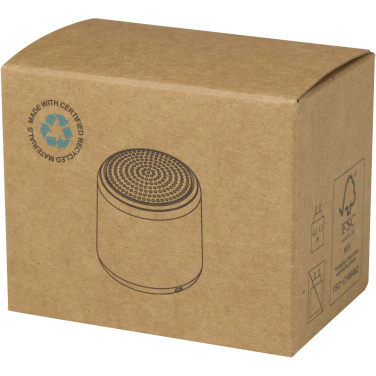 Logotrade reklaminiai produktai nuotrauka: „Velkis“ 3 W perdirbto plastiko belaidis „Bluetooth®“ garsiakalbis