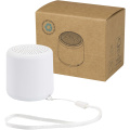 „Velkis“ 3 W perdirbto plastiko belaidis „Bluetooth®“ garsiakalbis, Balta