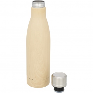 Logotrade logo dāvanas foto: Vasa 500 ml koka izskata vara vakuumizolēta pudele
