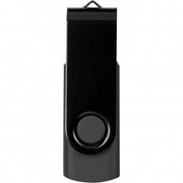 Logotrade korporatīvās dāvanas foto: Pagriežams metālisks 4 GB USB zibatmiņas disks