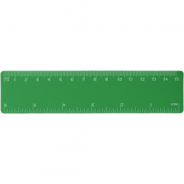 Logotrade ziemassvētku dāvanas foto: Rothko 15 cm plastmasas lineāls