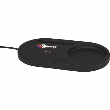 Logotrade dāvanas foto: Klip 5 W bezvadu uzlādes galda organizators