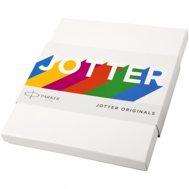 Logotrade Ideja dāvanas foto: Parker Classic piezīmju grāmatiņa un Parker pildspalvu dāvanu kastīte