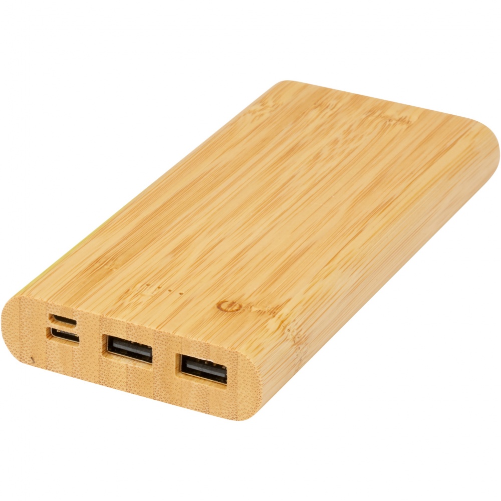 Logotrade Ideja dāvanas foto: Tulda 10 000 mAh bambusa jaudas banka