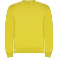 Clasica unisex džemperis ar apkakli, Dzeltens