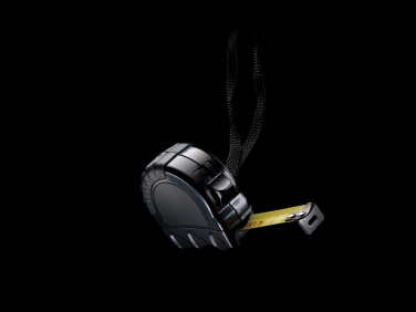 Logotrade logo dāvanas foto: RCS pārstrādāta plastmasas 3M/16 mm lente ar apturēšanas pogu
